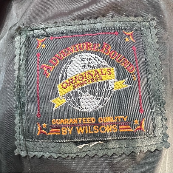 Vintage 1985 Wilsons Leather | Dark Green Parka Jacket | Men’s L (23” Chest) VTG - Picture 3 of 13